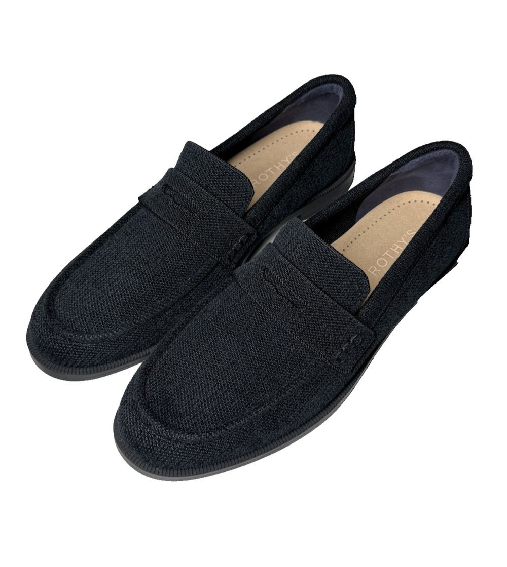 Rothy’s The ReVelvet Penny Loafer Womens 9 Black Loafers Shoes -Try on wear only